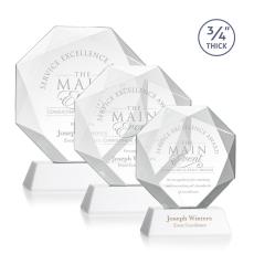 Gregory on Helton Base Fagan Polygon Crystal Trophy - Crystal Trophies