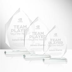 Michaels Peaks Crystal Trophy - Crystal Trophies