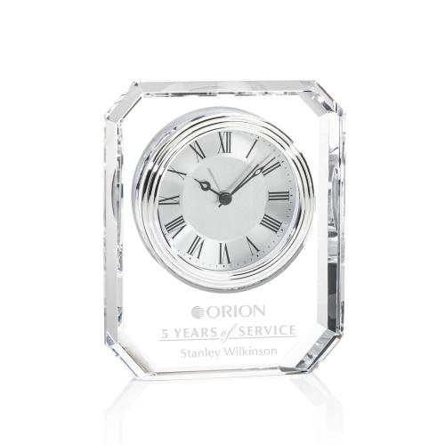 Awards and Plaques - Crystal Trophies - Crystal Clocks - Westford Clock