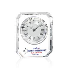 Westford Full Color Clock - Crystal Trophies