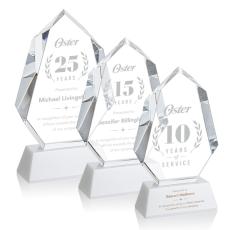 Thomson on Helton Base Fagan Polygon Crystal Trophy - Crystal Trophies