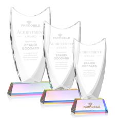Singleton Prismatic Peaks Crystal Trophy - Crystal Trophies