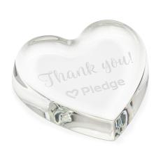 Coeur Heart Paperweight - Glass Trophies