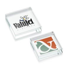 Dumas Square Full Color Paperweight - Crystal Trophies