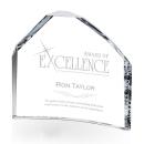 Carbajal Crescent Crystal Trophy