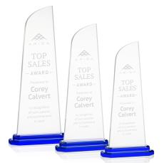 Culver Blue Peaks Acrylic Trophy - Acrylic Trophies