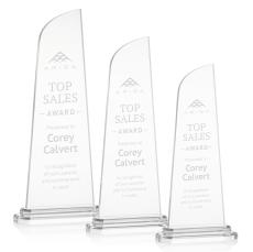 Culver Clear Peaks Acrylic Trophy - Acrylic Trophies