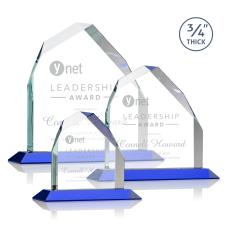 McDonald Peak Blue Peaks Crystal Trophy - Crystal Trophies