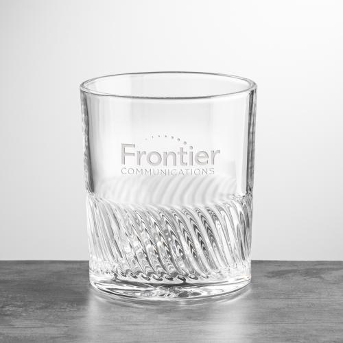 Custom Barware Glasses - Whisky Glasses - Drysdale DOF - Deep Etch