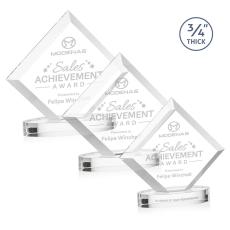 Employee Gifts - Carlson on Alberton Base Clear Diamond Crystal Trophy