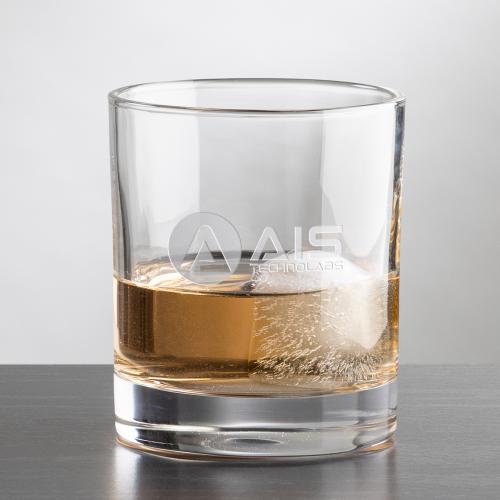 Custom Barware Glasses - Whisky Glasses - Hallsboro OTR - Deep Etch