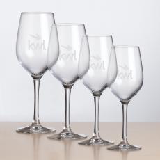 Richter Wine - Deep Etch - Wine Glasses