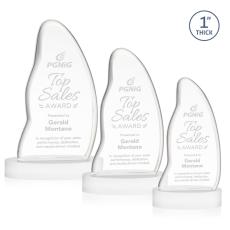 Beauford on Base Fagan Unique Crystal Trophy - Crystal Trophies