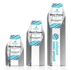 Holbrok Full Color Towers Crystal Trophy - Crystal Trophies