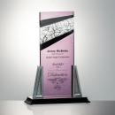 Goldberg Rectangle Glass Trophy