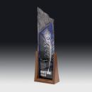 Bustamante Peaks Glass Trophy