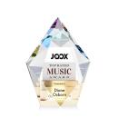 Barron Full Color Prismatic Polygon Crystal Trophy