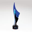 Amaranthine Flame Glass Trophy