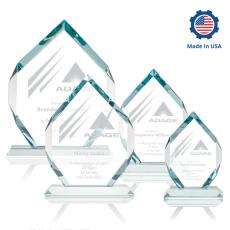 Diamond Diamond Polygon Crystal Trophy - Crystal Trophies