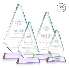Crowell on Helton Prismatic Crystal Trophy - Crystal Trophies