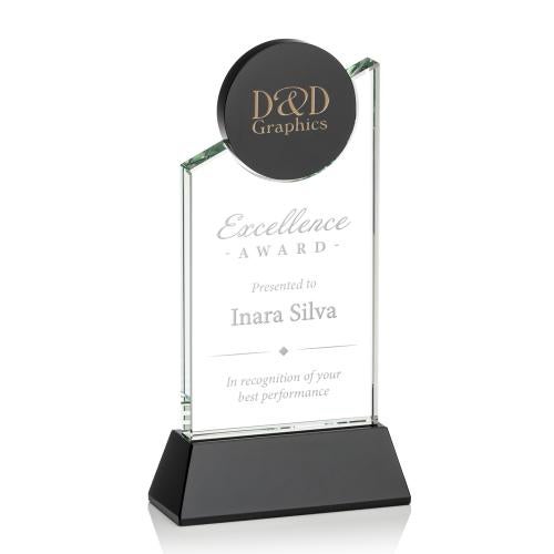 Awards and Plaques - Crystal Trophies - Michael Optical Peaks Crystal Trophy