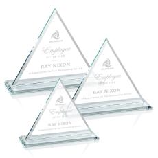Melton Starfire Pyramid Crystal Trophy - Crystal Trophies
