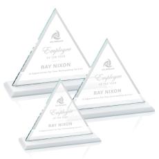 Melton Fagan Pyramid Crystal Trophy - Crystal Trophies