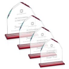 Emery Red Peaks Crystal Trophy - Crystal Trophies