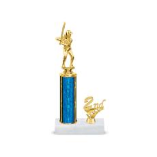 Softball Deluxe 2nd Place Trophy - Trophies