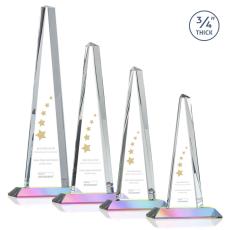 Womack Tower Prismatic Towers Crystal Trophy - Crystal Trophies