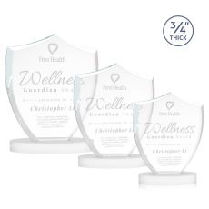 Escamilla Shield on Alberton Base - Fagan - Crystal Trophies