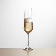 Stevenson Flute - Deep Etch - Champagne Glasses