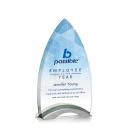 Holbrok Full Color Peaks Crystal Trophy