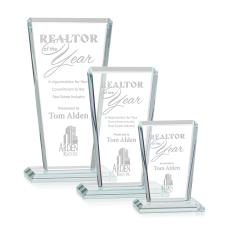 Frank Clear Rectangle Crystal Trophy - Crystal Trophies