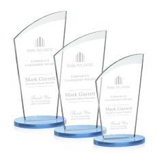 Darling Sky Blue Peaks Crystal Trophy - Crystal Trophies
