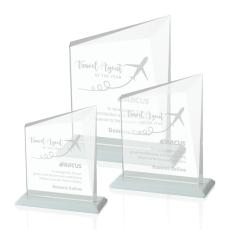 Saucedo Fagan Peaks Crystal Trophy - Crystal Trophies