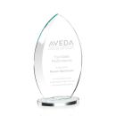 Vernon Clear Flame Crystal Trophy