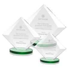 Cronin Green Crystal Trophy - Crystal Trophies