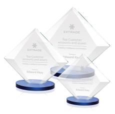 Cronin Blue Crystal Trophy - Crystal Trophies
