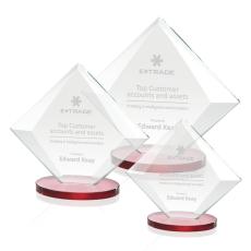Cronin Red Crystal Trophy - Crystal Trophies