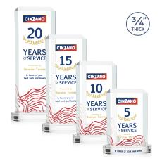 Carey Full Color on Alberton Base Clear Rectangle Crystal Trophy - Crystal Trophies