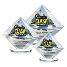 Cronin Full Color Clear Crystal Trophy - Crystal Trophies