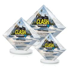 Cronin Full Color Fagan Crystal Trophy - Crystal Trophies