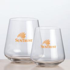Norris Stemless Wine - Imprinted - Wine Glasses