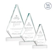 Crowell on Alberton Base Fagan Crystal Trophy - Crystal Trophies