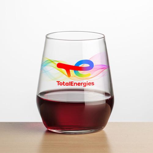 Custom Barware Glasses - Wine Glasses - Nixon Stemless Wine - Full Color