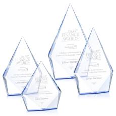 Shelton Blue Crystal Trophy - Crystal Trophies
