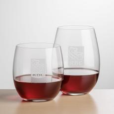 Stringer Stemless Wine - Deep Etch - Wine Glasses