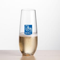 Lambert Stemless Flute - Imprinted - Champagne Glasses