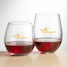 Oleary Stemless Wine - Imprinted - Wine Glasses